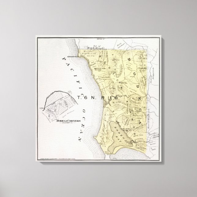 Toile Comté de Sonoma, Californie 28 (Recto)