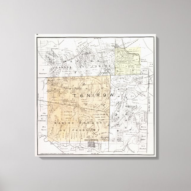 Toile Comté de Sonoma, Californie 29 (Recto)