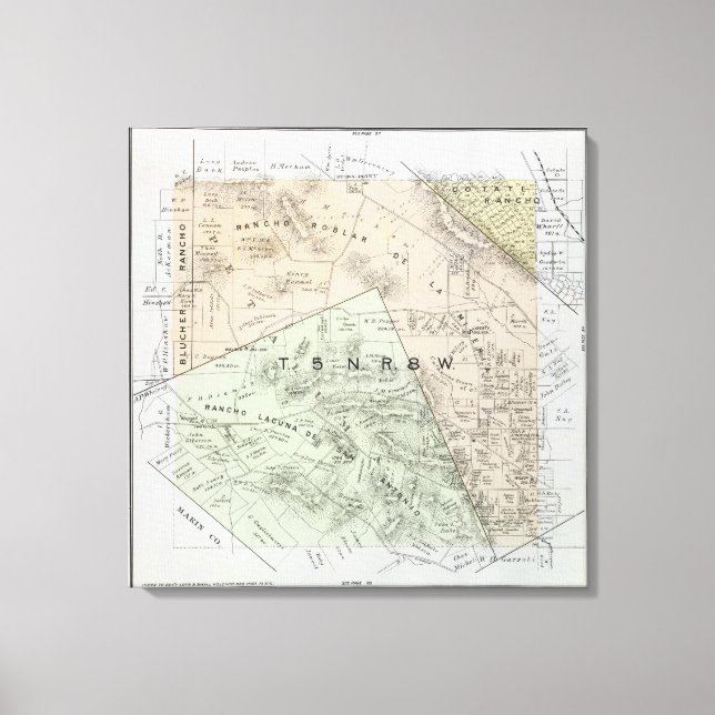 Toile Comté de Sonoma, Californie 32 (Recto)