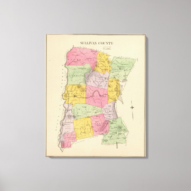 Toile Comté de Sullivan (Recto)