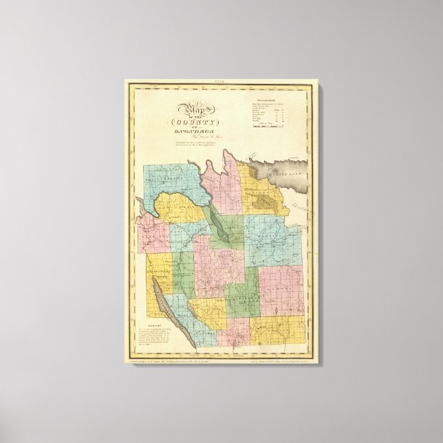 Toile Comté d'Onondaga (Recto)