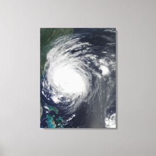 Toile Comte d'ouragan frôlant la côte de la Caroline d