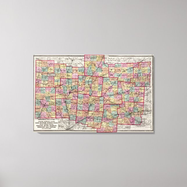 Toile Comtés de l'Ohio 2 (Recto)