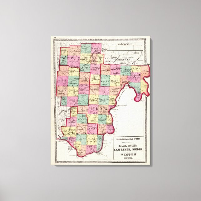 Toile Comtés de Vinton (Recto)