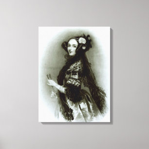 Toile Comtesse d'ADA Byron d'Augusta de Lovelace