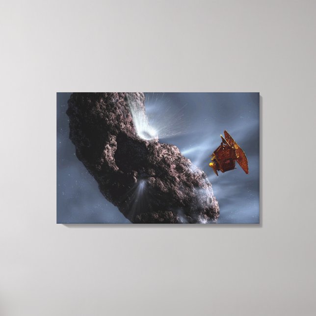 Toile Concept artistique de Deep Impact's Encounter (Recto)