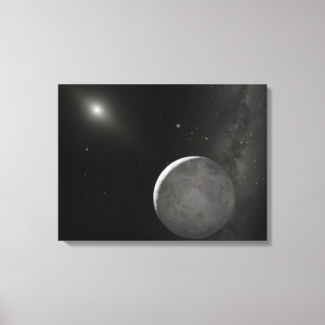 Toile Concept artistique de l'objet Kuiper Belt (Recto)