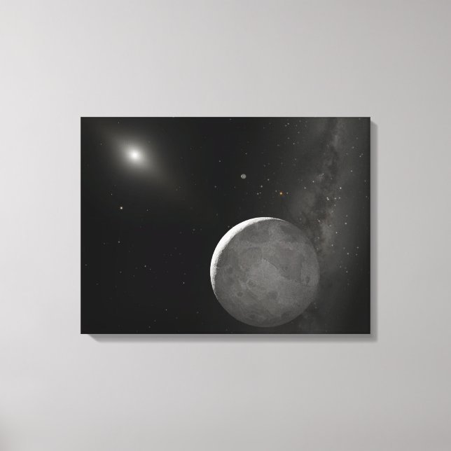 Toile Concept artistique de l'objet Kuiper Belt (Recto)