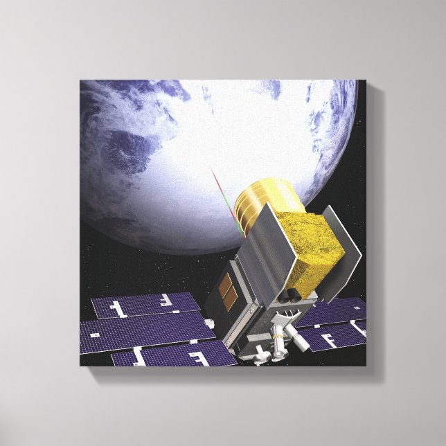 Toile Concept de l'artiste sur la glace, le nuage (Recto)