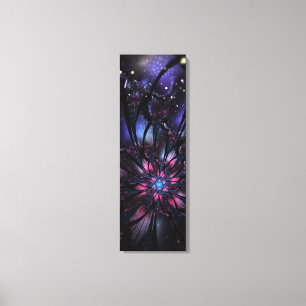 Toile Conception Abstraite des fleurs fractales.