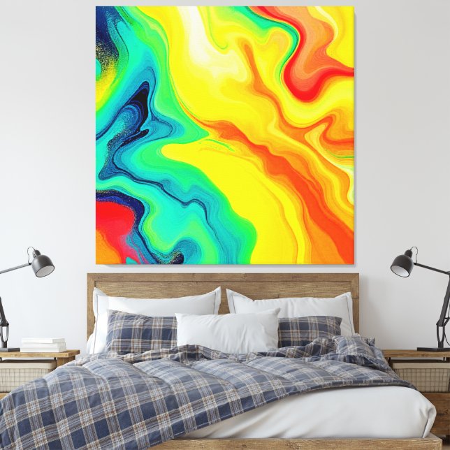 Toile Conception arc-en-ciel (Insitu(Chambre))