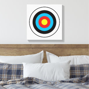 Toile Conception cible Bullseye