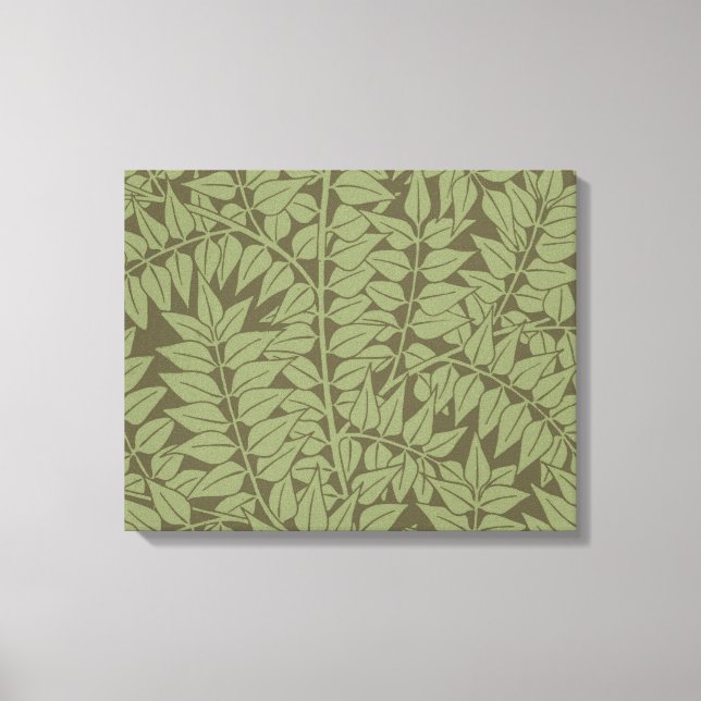 Toile Conception classique Art Nouveau de branche de Wil (Recto)