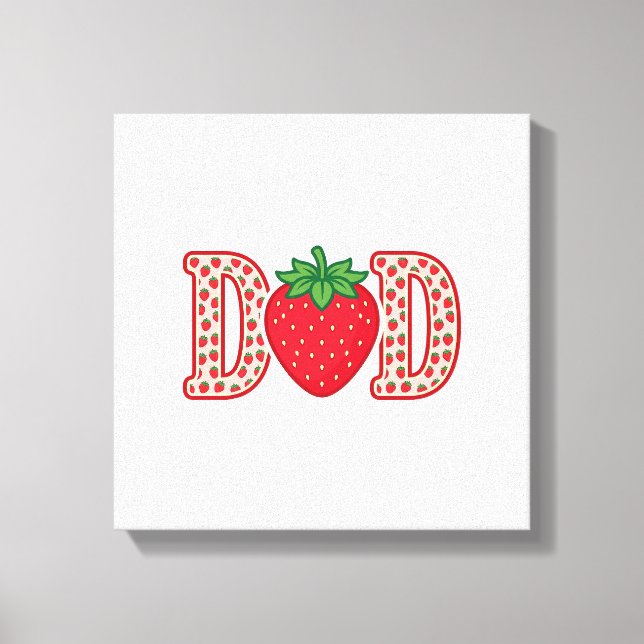 Toile Conception de chemise vectorielle lettrage fraise  (Recto)