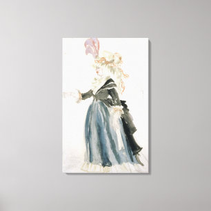 Toile Conception de costume pour "Misa Sert" en tant que