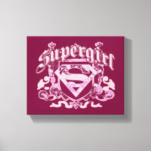 Toile Conception de crête de Supergirl