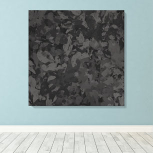 Toile Conception de design graphique abstrait noir et gr