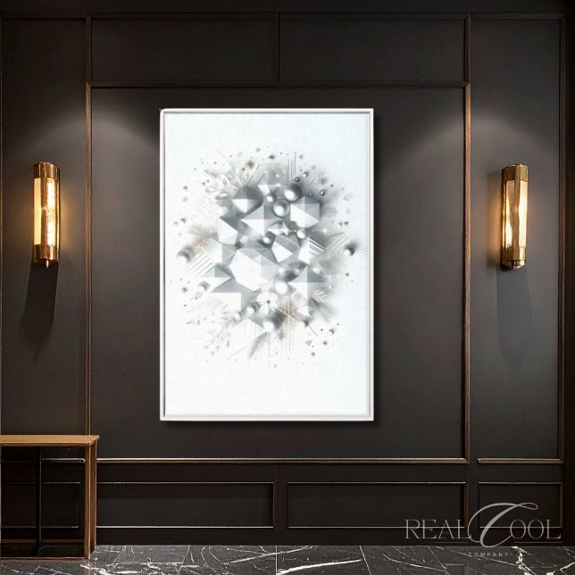 Toile Conception de formes géométriques minimales (Minimal Geometric Shapes Design Canvas Print)