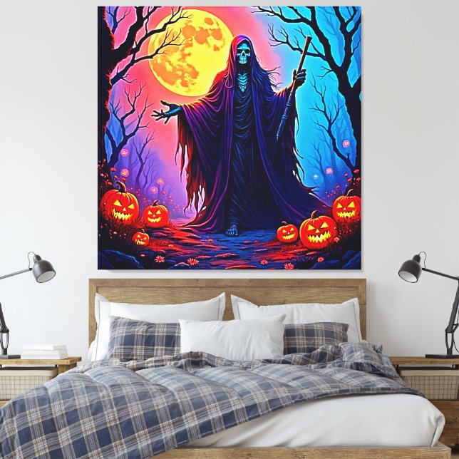 Toile Conception de l'appel de éffrayant Moon Death (Insitu(Chambre))