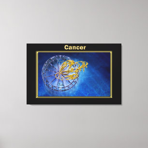 Toile Conception de l'astrologie du cancer du Zodiaque
