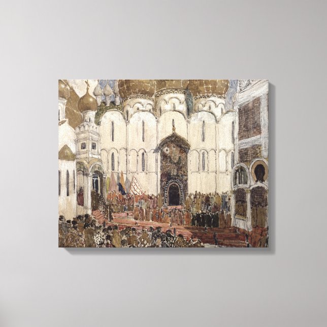 Toile Conception de l'étape pour Boris Godunov (Recto)