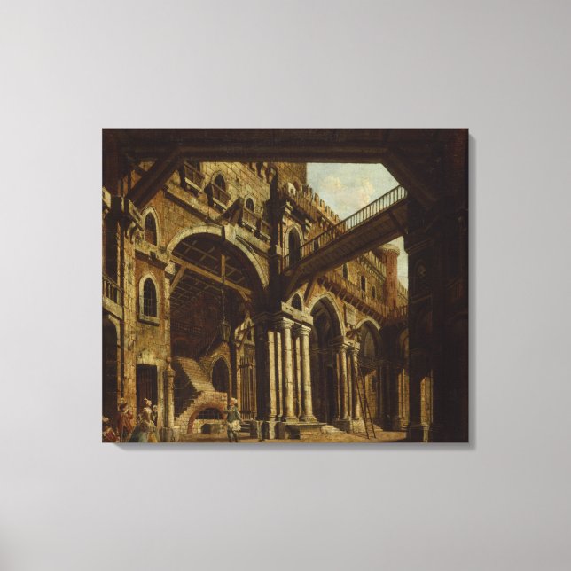 Toile Conception de l'étape pour l'acte III de l'opéra (Recto)