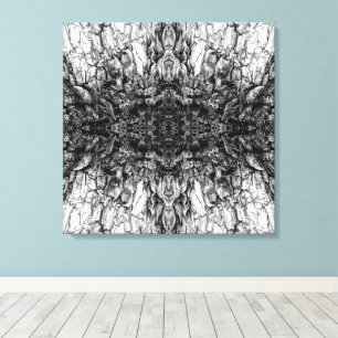 Toile Conception de motif de photo en noir et blanc d'éc