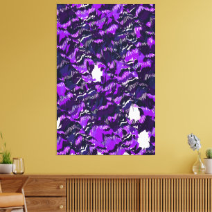 Toile Conception de paysage quantique abstrait