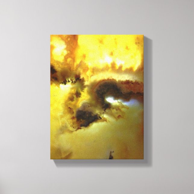 Toile Conception de photo d'agate moussue aux couleurs v (Recto)