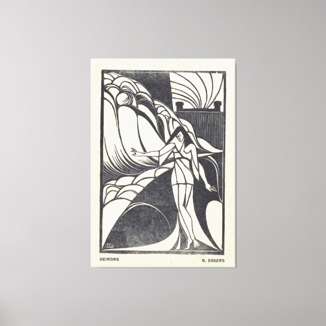 Toile Conception de Poisson pour une Assiette en Céramiq (Recto)