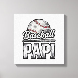 Toile Conception de T-shirt de Papa de Baseball Vintage