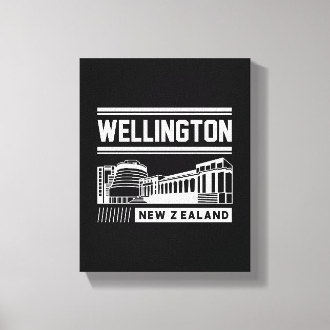 Toile Conception de typographie moderne à Wellington Nou (Recto)