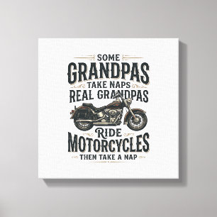 Toile Conception de vecteur vintage de sieste de moto de