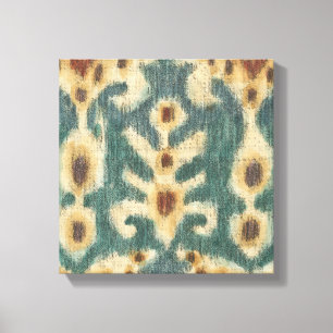 Toile Conception décorative d'un tissu Ikat par Charikli