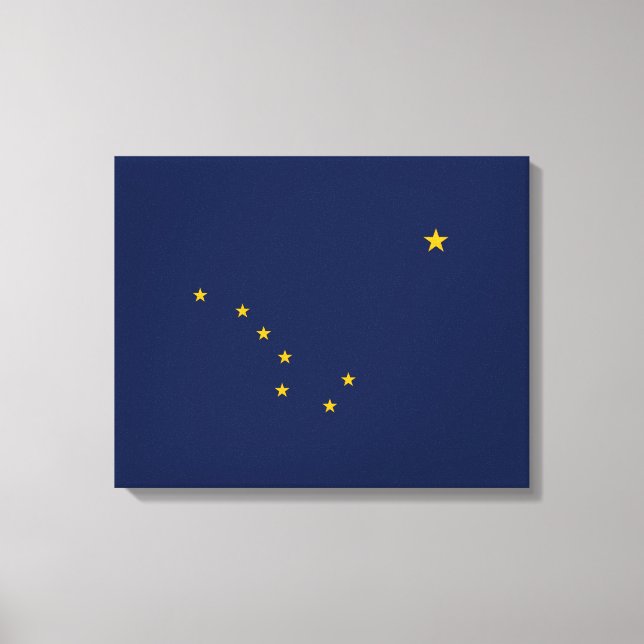 Toile Conception du drapeau de l'État de l'Alaska (Recto)