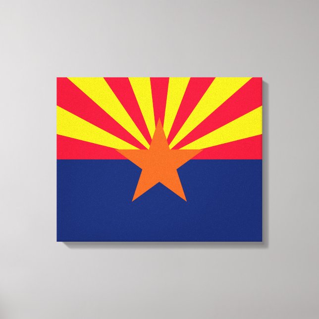 Toile Conception du drapeau de l'État de l'Arizona (Recto)