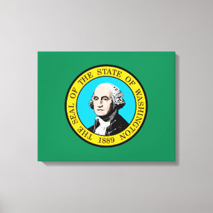 Toile Conception du drapeau de l'État de Washington