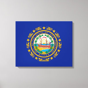 Toile Conception du drapeau d'état du New Hampshire