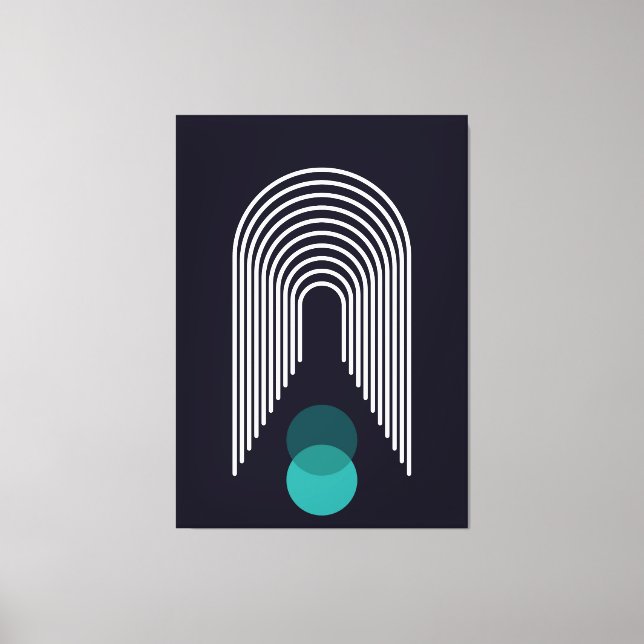 Toile Conception géométrique Abstraite (Recto)