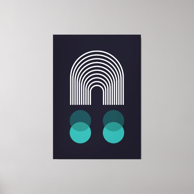 Toile Conception géométrique Abstraite (Recto)