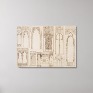 Toile Conception islamique et maure pour des volets et