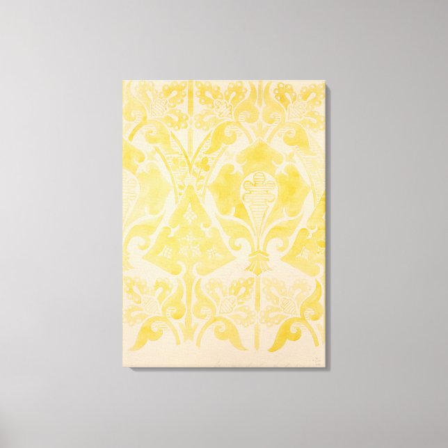 Toile Conception pour brocatelle velours ou soie, 1850 ( (Recto)