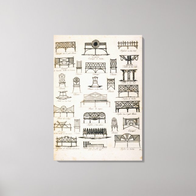 Toile Conception pour les sièges de jardin, de 'A Compen (Recto)