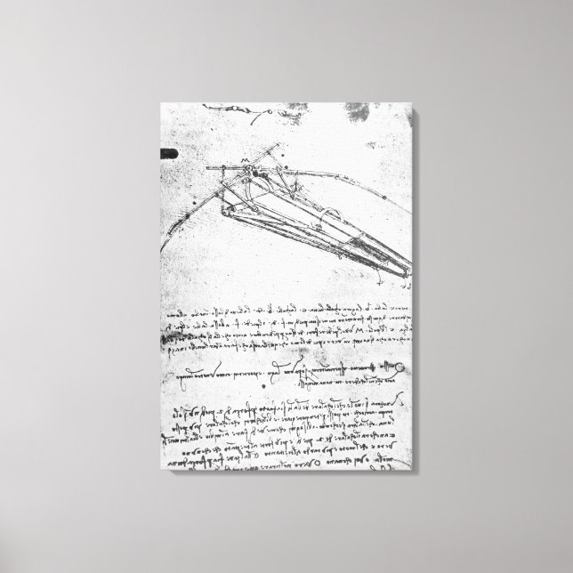Toile Conception pour une machine volante (Recto)