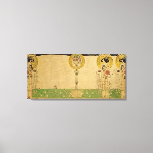 Toile Conception préliminaire pour la décoration murale (Recto)