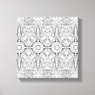 Toile Conception tribale 6 de Zendoodle