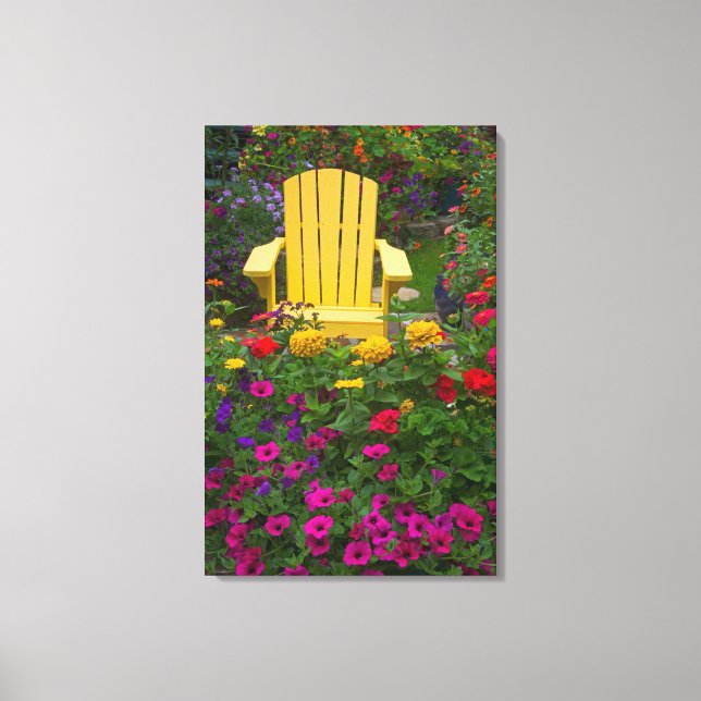 Toile Conceptions de jardin dans notre jardin Sammamish, (Recto)