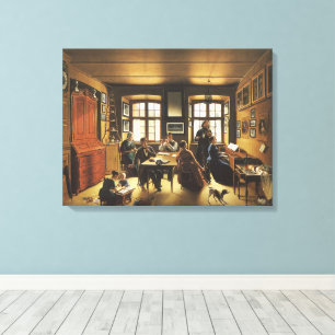 Toile Concert de famille à Bâle par Sebastian Gutzwiller