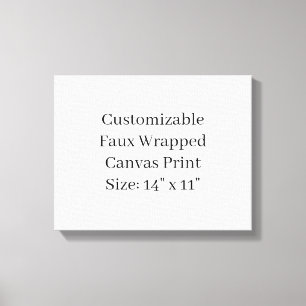 Toile Concevez votre propre 14" x 11"