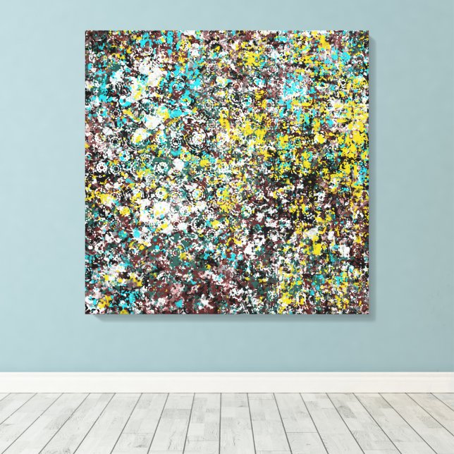 Toile Conçu pour les amateurs de design d'art abstrait  (Insitu (Plancher de Bois))